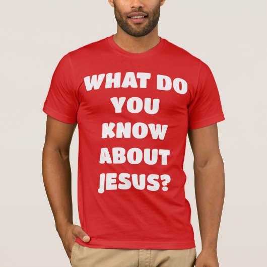 イエス・エバンジェリズムのキリスト教Tシャツについて教えて Tシャツ (正面)