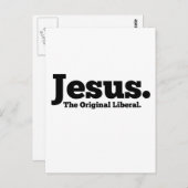 イエス。オリジナル 自由主義の ポストカード (正面/裏面)