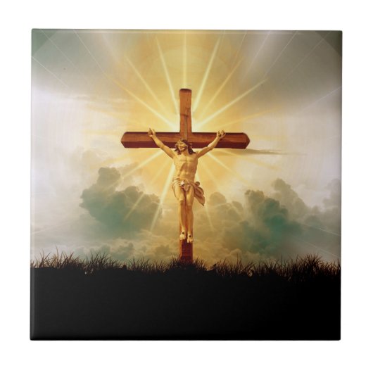 イエス・オン・ザ・クロス タイル (正面)