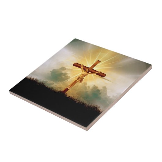 イエス・オン・ザ・クロス タイル (側面)