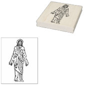 イエス・オープン・アームズイラストレーション・アート・スタンプ ラバースタンプ (押印)