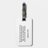 イエス>カルチャー荷物タグ。 ラゲッジタグ (裏面縦)