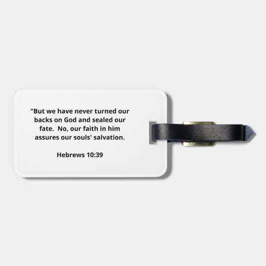 イエス>カルチャー荷物タグ。 ラゲッジタグ (裏面横)