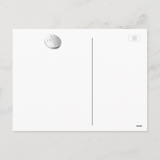 イエス・カーレスの癒しピル – キリスト教の信仰祈神。 シーズンポストカード (裏面)