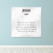 イエス キャンバスプリント (インサイチュ (ウッドフロア))