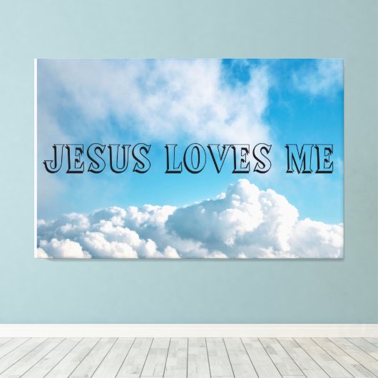 イエス キャンバスプリント (インサイチュ (ウッドフロア))