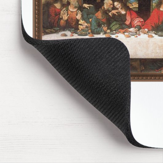 イエス・キリストいつ食べだ?-おもしろい最後の晩餐 マウスパッド (コーナー)