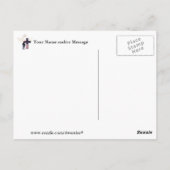 イエス・キリストおよびアメリカの兵士の郵便はがき ポストカード (裏面)