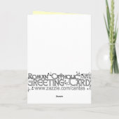 イエス・キリストおよびメリー挨拶状が付いているSt Ann カード (裏面)