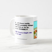 イエス・キリストおよび通訳1 コーヒーマグカップ (正面左)