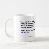 イエス・キリストおよび通訳1 コーヒーマグカップ (左)