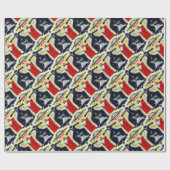 イエス・キリストおよびUFO ラッピングペーパー (フラット)