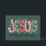 イエス・キリストがこの季節の理由 キリスト教の信仰 シーズンカード<br><div class="desc">この季節の理由はイエス・キリスト クリスマス キリスト教 宗教的信仰</div>