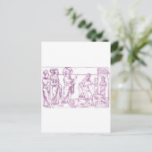 イエス・キリストがラザロを復活させる ポストカード (スタンド正面)