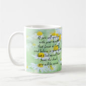 イエス・キリストが主-ロマンの10:9であることを告白して下さい コーヒーマグカップ (左)
