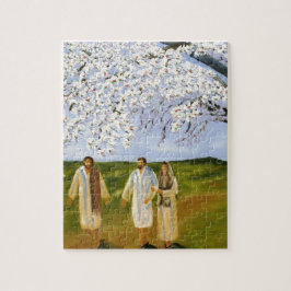 イエス・キリストが付いている歩行 ジグソーパズル