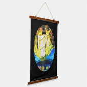 イエス・キリストが戻って来る、歓喜。 吊り下げ型タペストリー (傾斜あり)