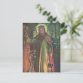 イエス・キリストが扉とノックに立つ シーズンポストカード (スタンド正面)