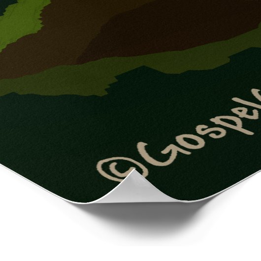 イエス・キリストが死を征服する ポスター (角)