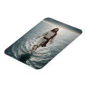 イエス・キリストが水を歩く マグネット (左側)