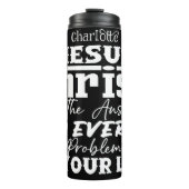 イエス・キリストが答えである タンブラー (正面)