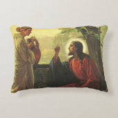 イエス・キリストとサマリアの善き人 井戸で アクセントクッション (正面)