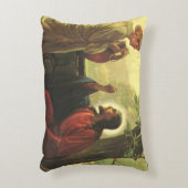 イエス・キリストとサマリアの善き人 井戸で アクセントクッション (正面(垂直))