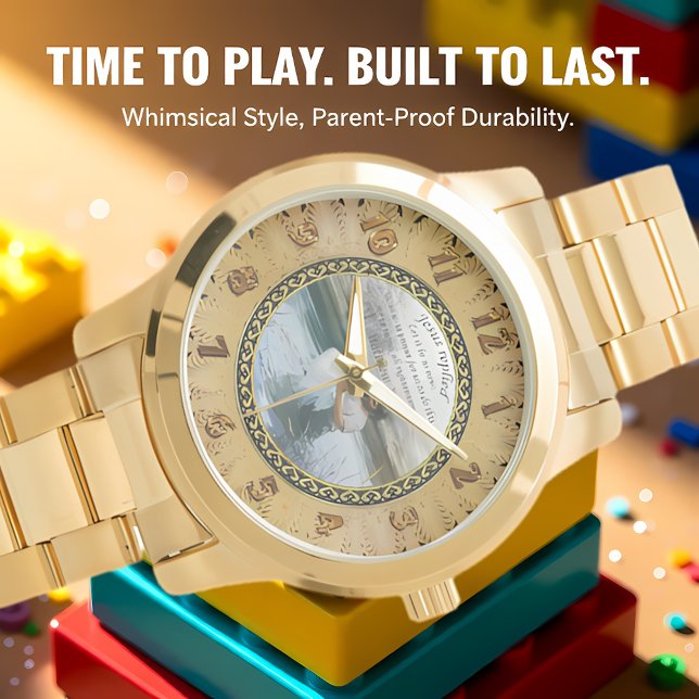 イエス・キリストとヨハネのバプテスマ 腕時計 (クリエイターアップロード済み)