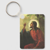 イエス・キリストと井戸にいる良きサマリア人 キーホルダー (正面)