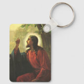 イエス・キリストと井戸にいる良きサマリア人 キーホルダー (裏面)