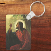 イエス・キリストと井戸にいる良きサマリア人 キーホルダー (裏面)