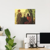 イエス・キリストと井戸にいる良きサマリア人 ポスター (ホームオフィス)