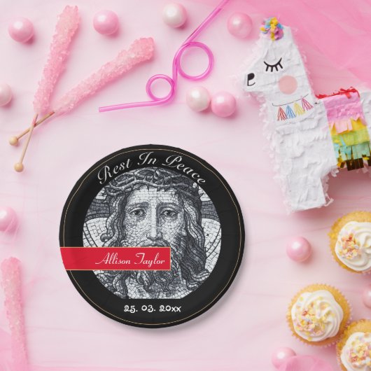 イエス・キリストと共に喪に服す ペーパープレート (パーティー)