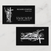 イエス・キリストと十字架 名刺 (正面/裏面)