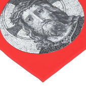 イエス・キリストと哀れみのアート・ヴィンテージ・テーブル・ランナー ショートテーブルランナー (コーナー)