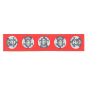 イエス・キリストと哀れみのアート・ヴィンテージ・テーブル・ランナー ショートテーブルランナー (横)