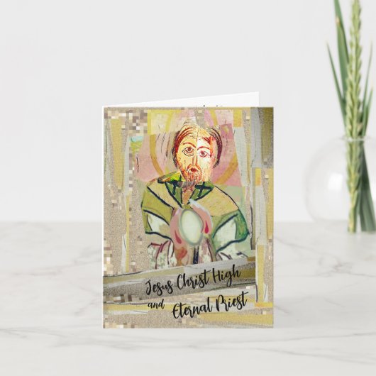 イエス・キリストと永遠の祭司 カード (正面)