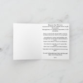 イエス・キリストと永遠の祭司 カード (内部)