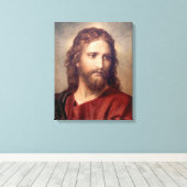 イエス・キリストと豊かな若き支配者ホフマン キャンバスプリント (インサイチュ (ウッドフロア))