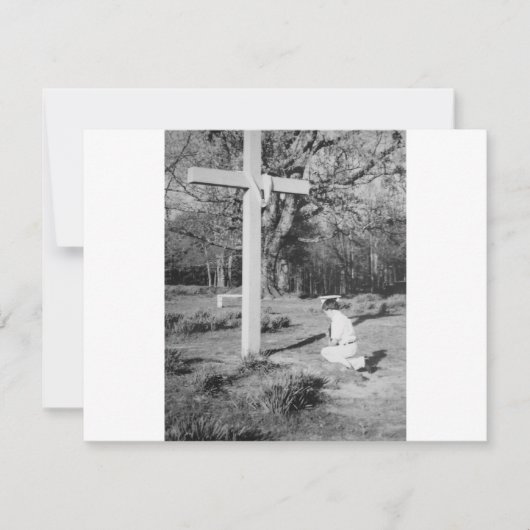 イエス・キリストのお祝い 招待状 (正面)