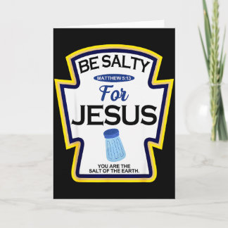イエス・キリストのためにスパイシーに！ コンドメント 香料 クリスチャン ハロウィン カード