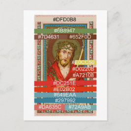 イエス・キリストのためのカラーパレット、Ecce Homo (SAU 21) ポストカード