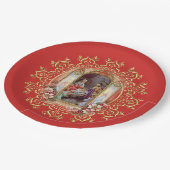 イエス・キリストのためのクリスマスの出生の誕生会 ペーパープレート (アングル)