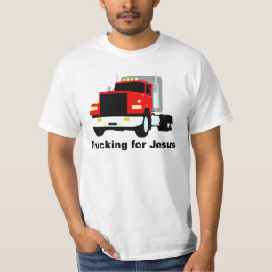 イエス・キリストのためのトラック運送 Tシャツ