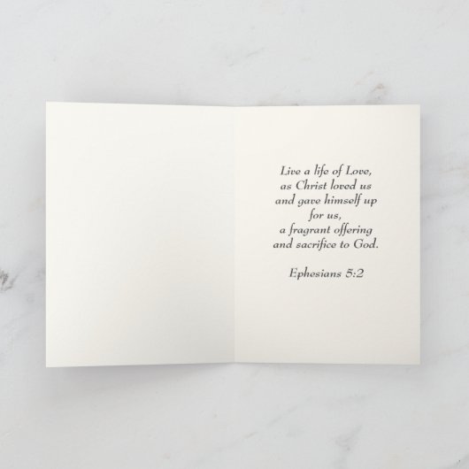 イエス・キリストのはりつけ。 ファインアートのイースターカード シーズンカード (内部)