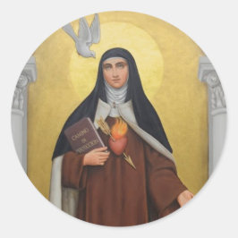 イエス・キリストのアビラテレサのSt Teresa ラウンドシール
