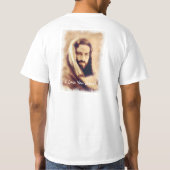 イエス・キリストのオウムの及びワイシャツ Tシャツ (裏面)
