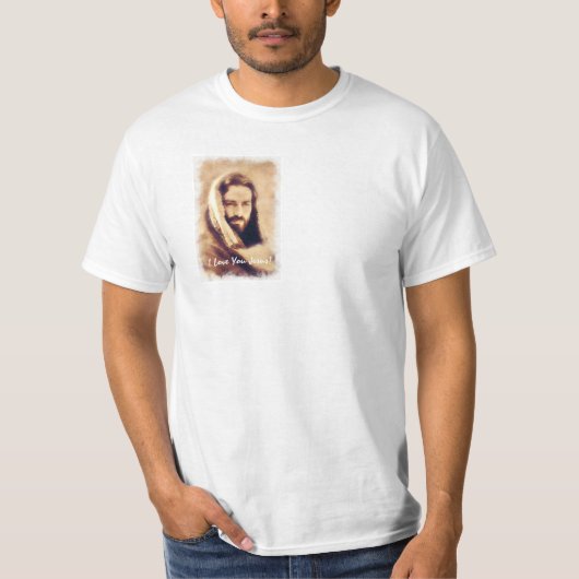 イエス・キリストのオウムの及びワイシャツ Tシャツ (正面)