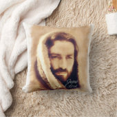 イエス・キリストのオウムの枕 クッション (ブランケット)