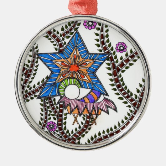 イエス・キリストのオーナメント メタルオーナメント (正面)